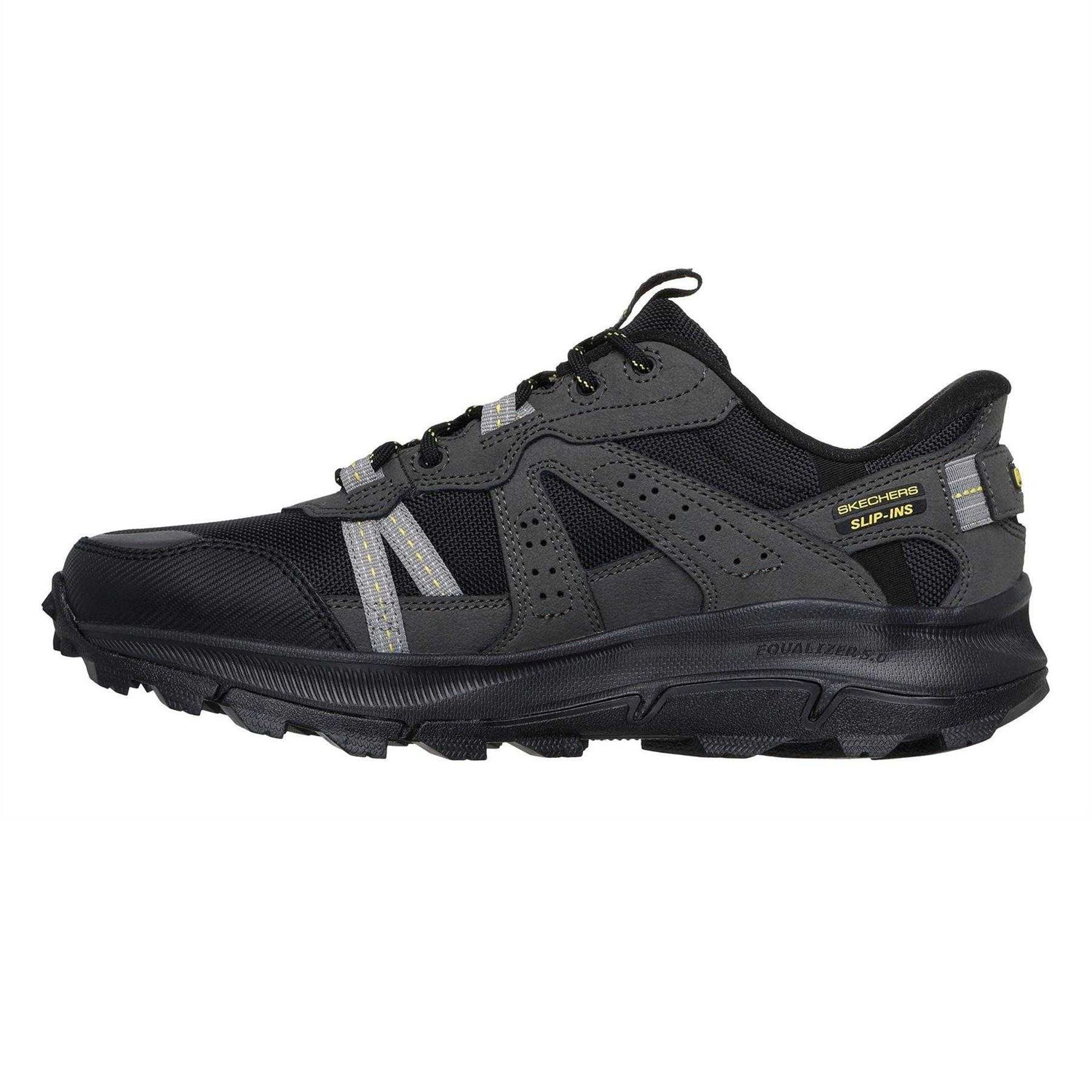Black - Back - Skechers Mens Equaliser 5.0 Trail Harvester Slip-on Trainers