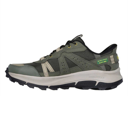 Green - Back - Skechers Mens Equaliser 5.0 Trail Harvester Slip-on Trainers