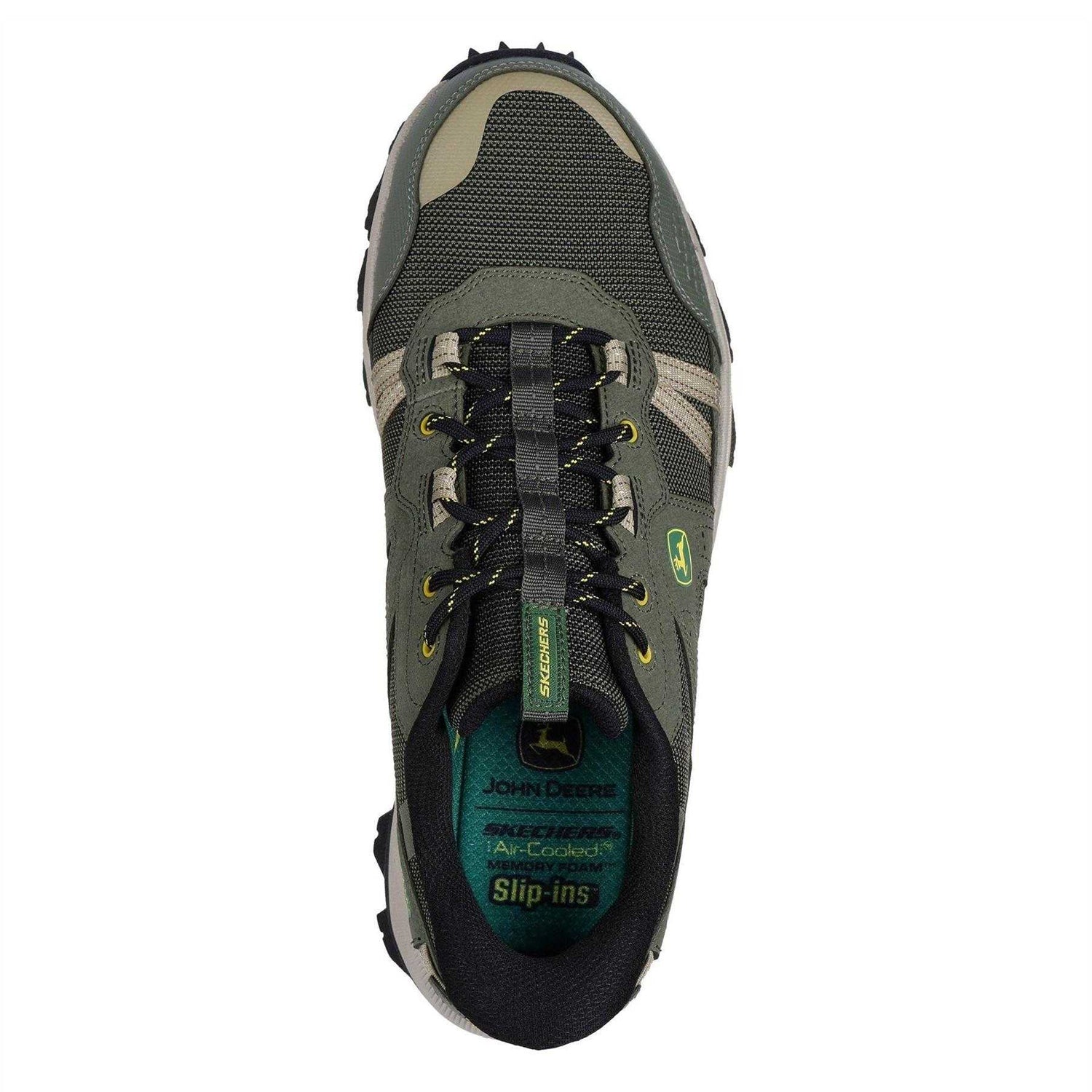 Green - Side - Skechers Mens Equaliser 5.0 Trail Harvester Slip-on Trainers