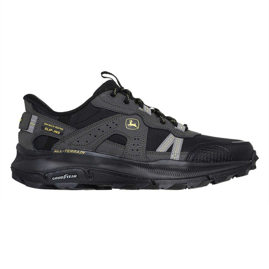 Black - Front - Skechers Mens Equaliser 5.0 Trail Harvester Slip-on Trainers