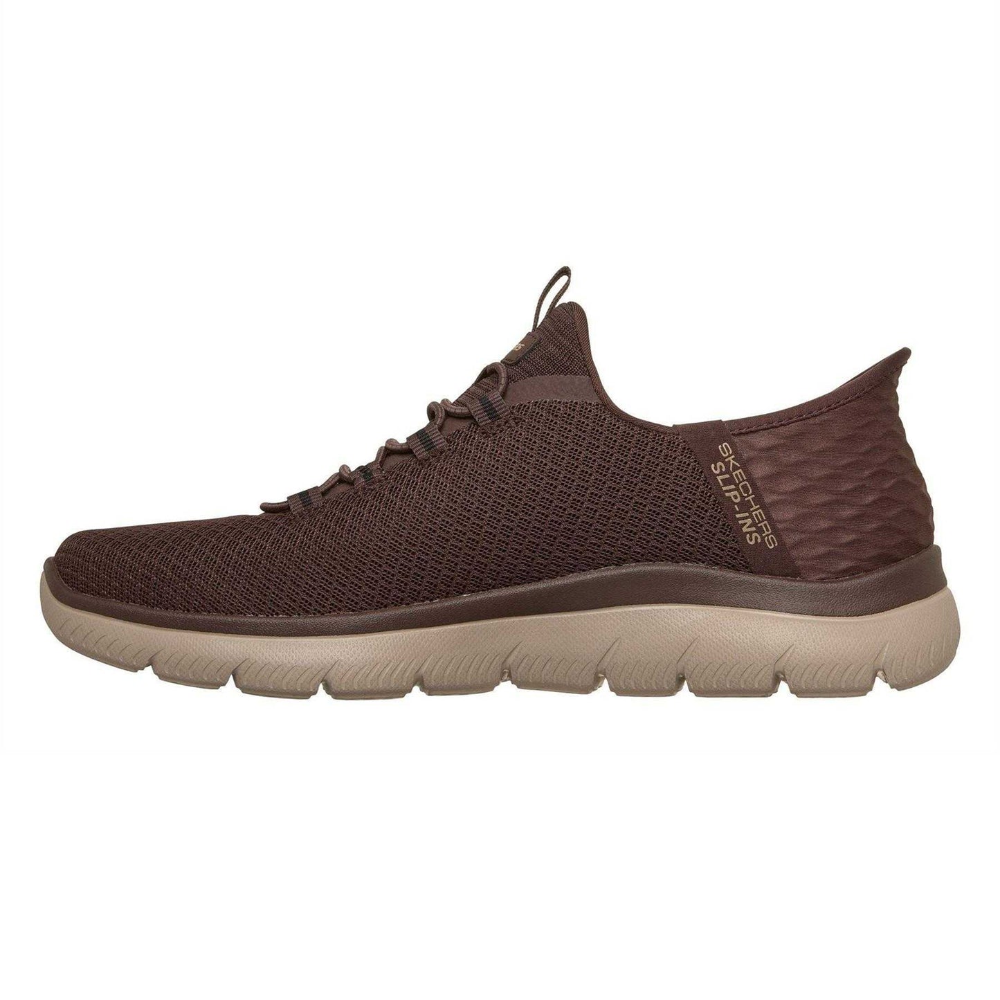 Chocolate - Back - Skechers Mens Summits - High Range Slip-In Trainers