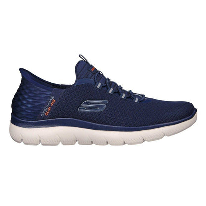 Navy - Front - Skechers Mens Summits - High Range Slip-In Trainers
