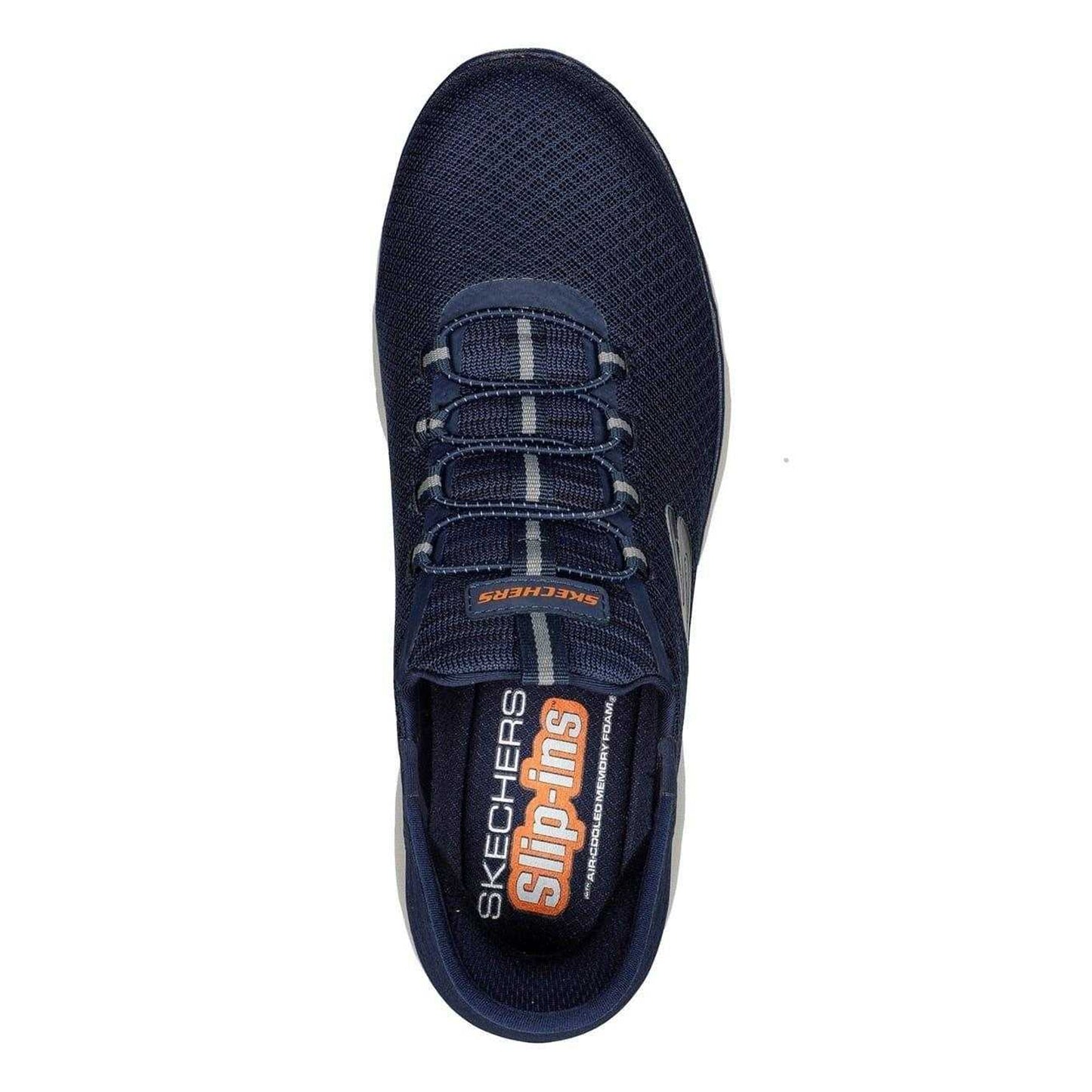Navy - Side - Skechers Mens Summits - High Range Slip-In Trainers