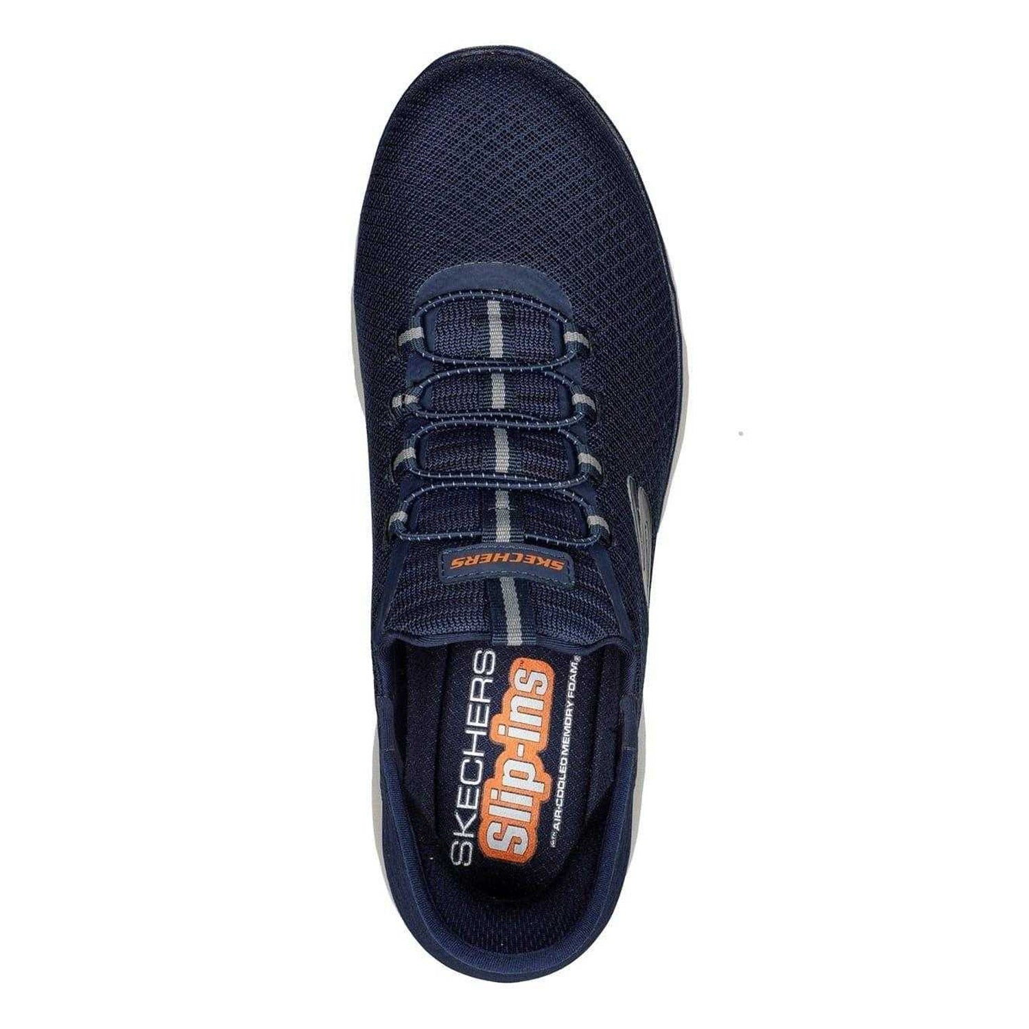 Navy - Side - Skechers Mens Summits - High Range Slip-In Trainers