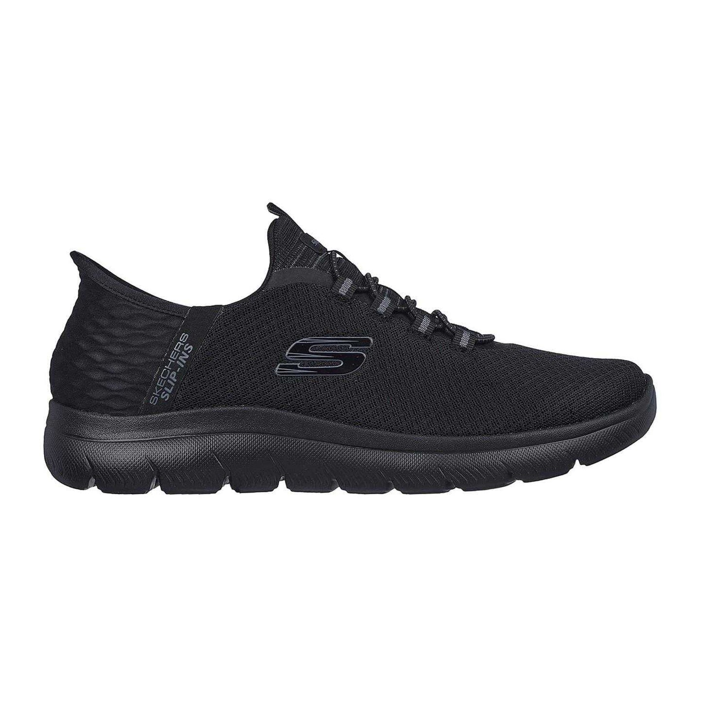 Triple Black - Front - Skechers Mens Summits - High Range Slip-In Trainers