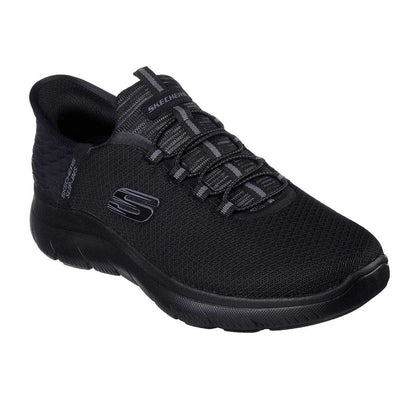 Triple Black - Pack Shot - Skechers Mens Summits - High Range Slip-In Trainers