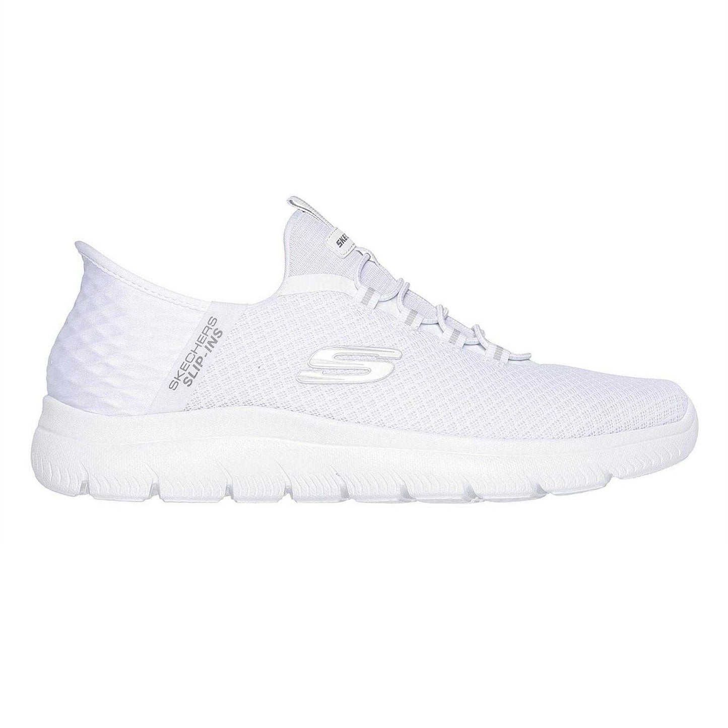 White - Front - Skechers Mens Summits - High Range Slip-In Trainers