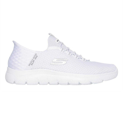 White - Front - Skechers Mens Summits - High Range Slip-In Trainers