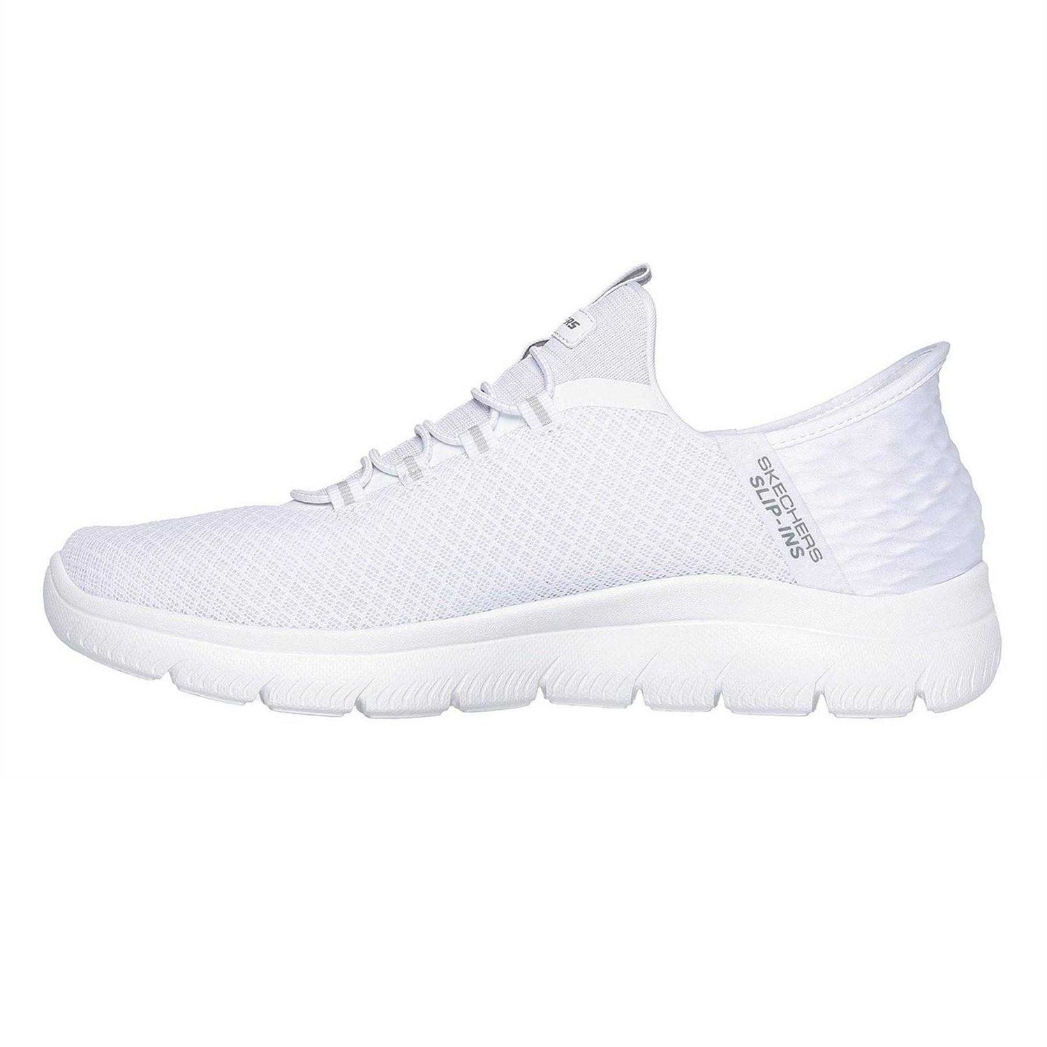 White - Back - Skechers Mens Summits - High Range Slip-In Trainers