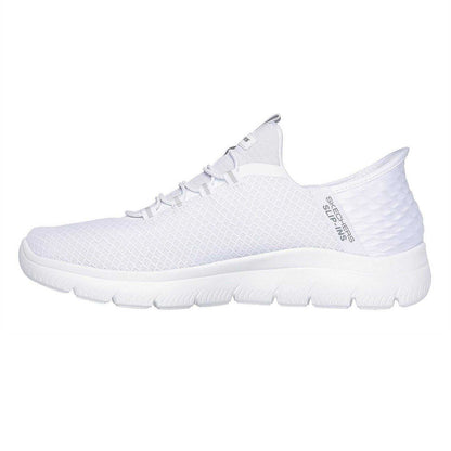 White - Back - Skechers Mens Summits - High Range Slip-In Trainers