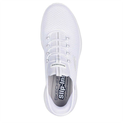 White - Side - Skechers Mens Summits - High Range Slip-In Trainers