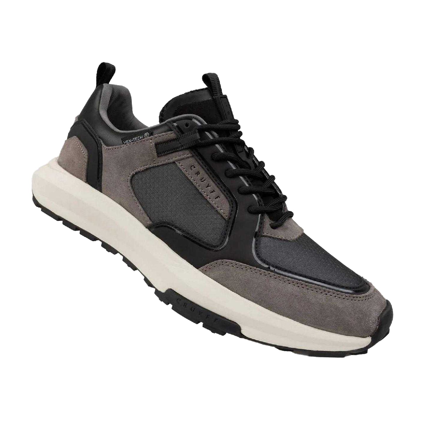 Black - Side - Cruyff Mens Rayado Trainers