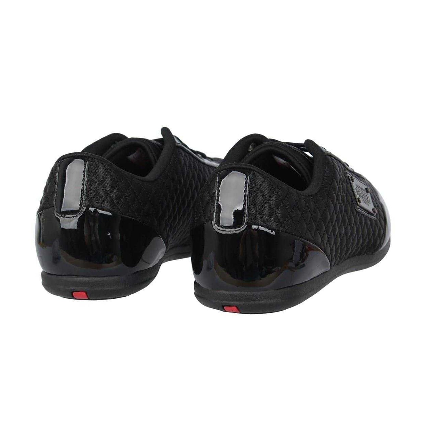 Black - Back - Firetrap Mens Dr Domello Quilted Trainers