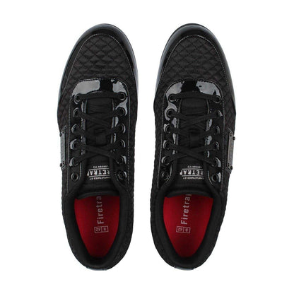 Black - Lifestyle - Firetrap Mens Dr Domello Quilted Trainers