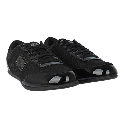 Black - Pack Shot - Firetrap Mens Dr Domello Quilted Trainers
