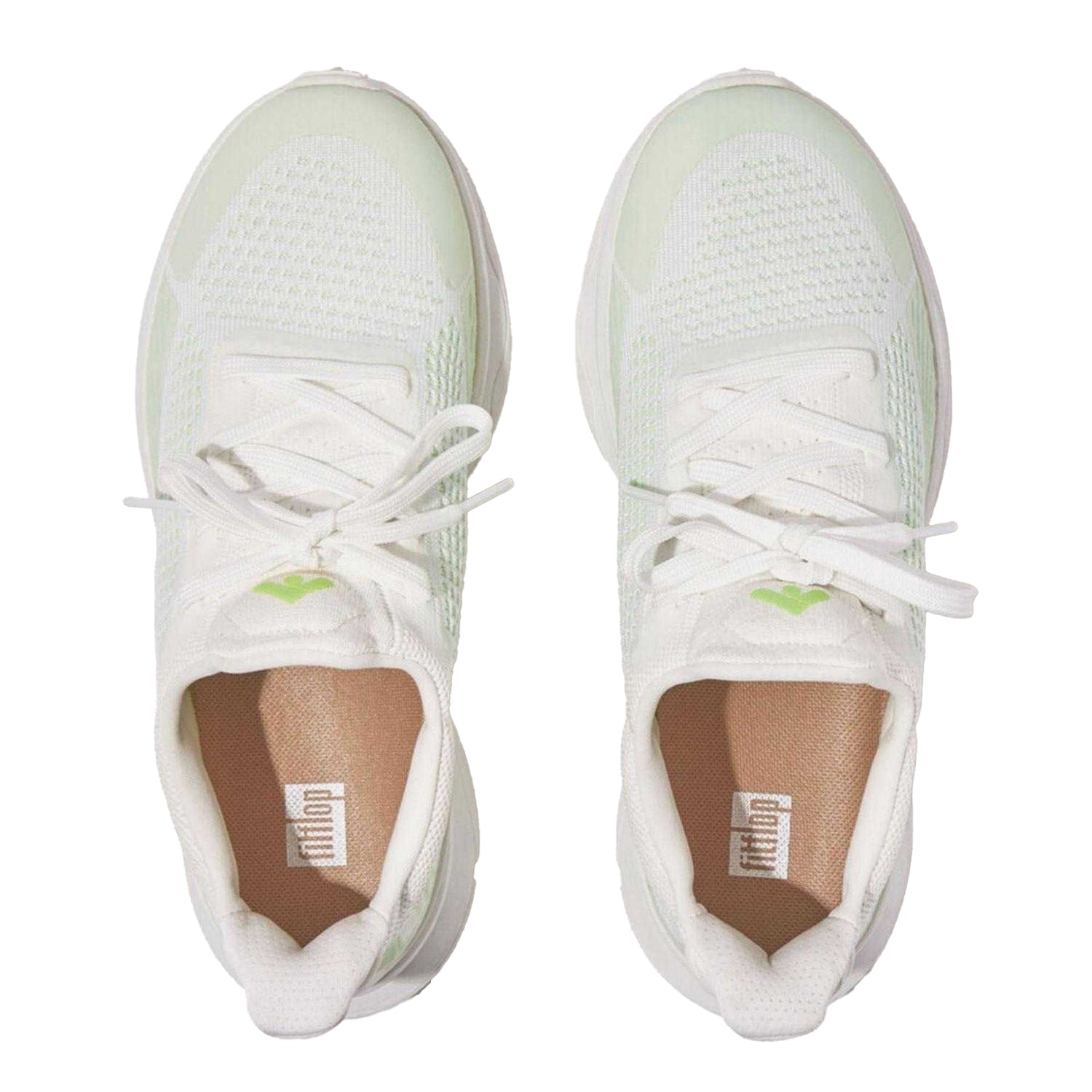 White - Side - FitFlop Womens-Ladies FFX Glove In The Dark Trainers