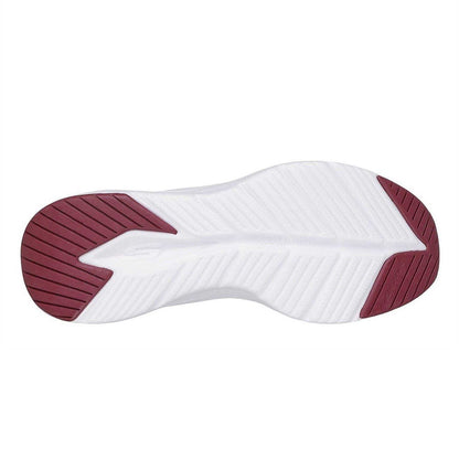Red-White - Lifestyle - Skechers Mens Quilted Comfort Trainers