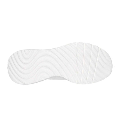 White - Lifestyle - Skechers Womens-Ladies BOBS Sport Squad Chaos Flat Trainers
