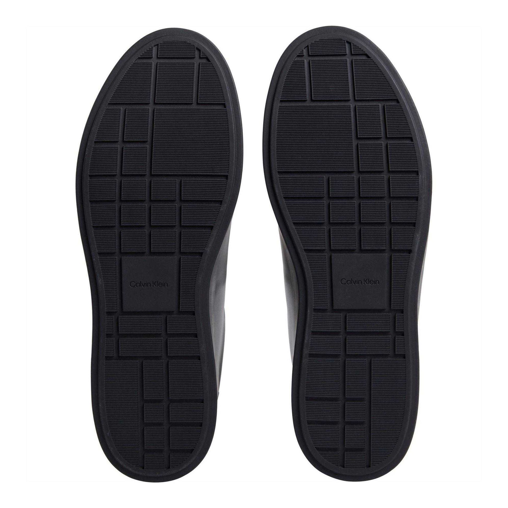 Triple Black - Pack Shot - Calvin Klein Mens Leather Trainers