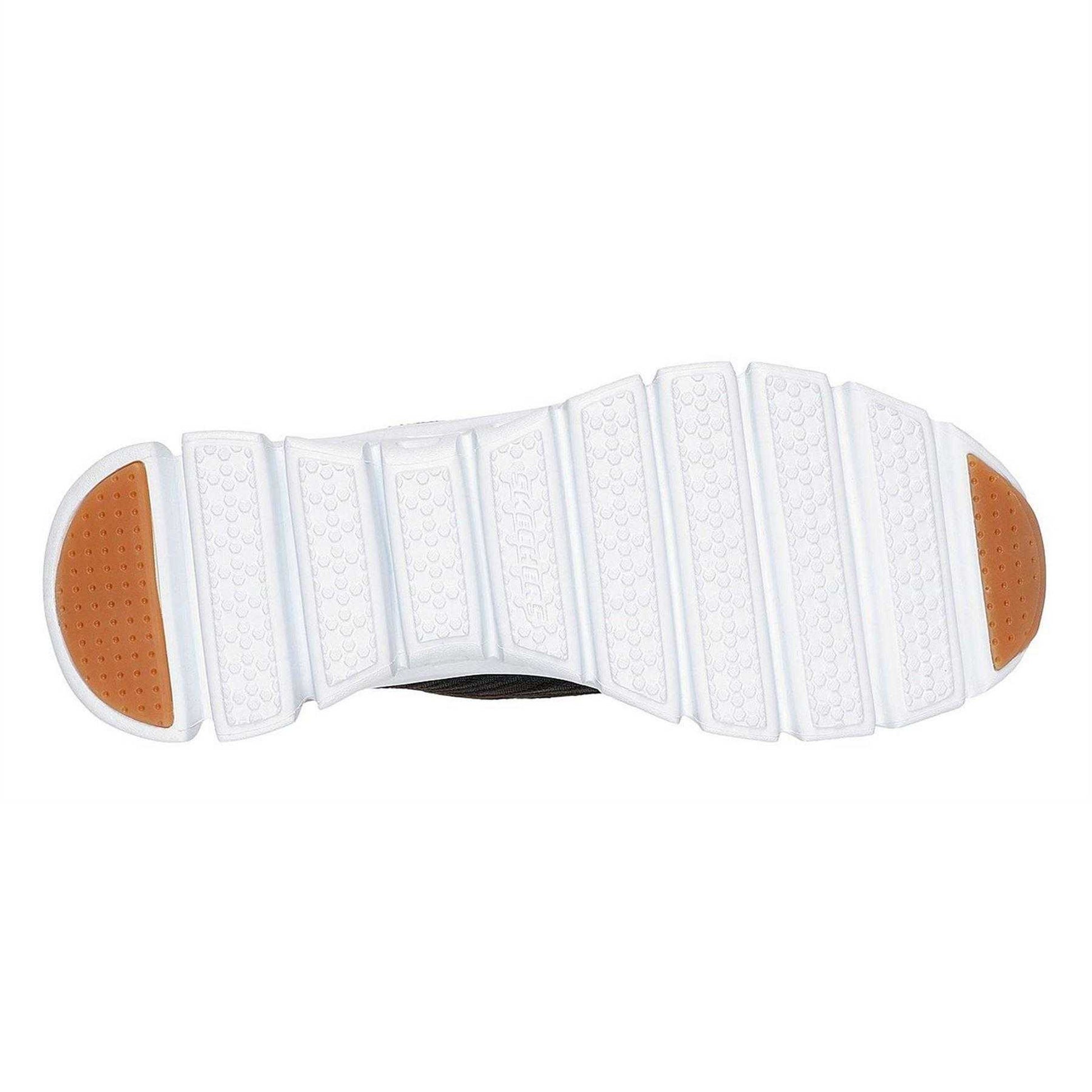 Black-White - Lifestyle - Skechers Mens Glide Ribbed Trainers