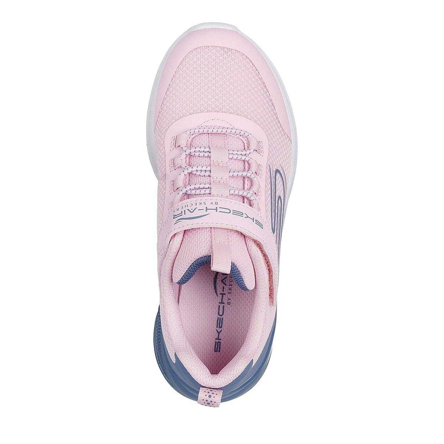 Pink-Blue - Side - Skechers Girls Skech-Air Trainers