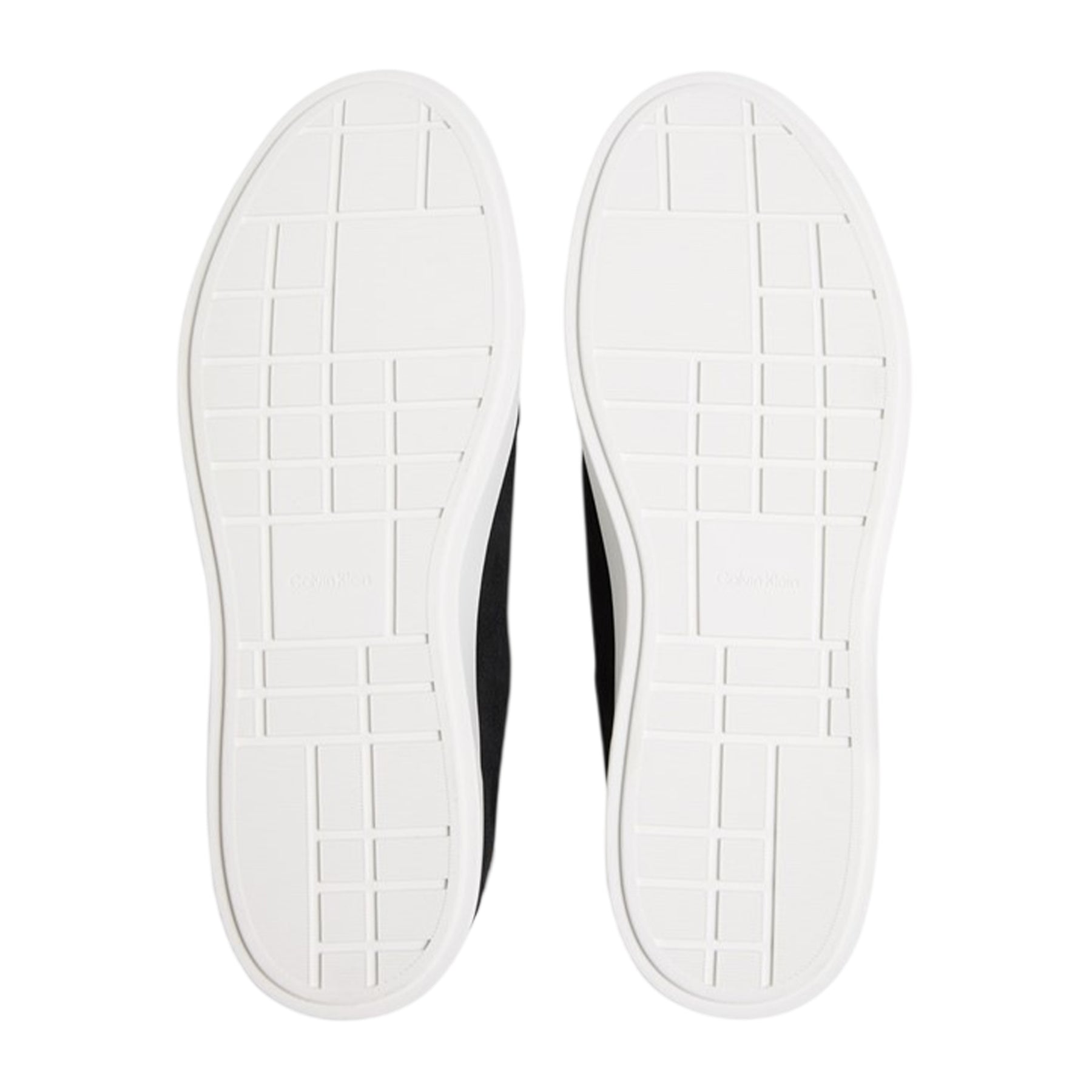 Black-Bright White - Lifestyle - Calvin Klein Mens Suede Low Trainers