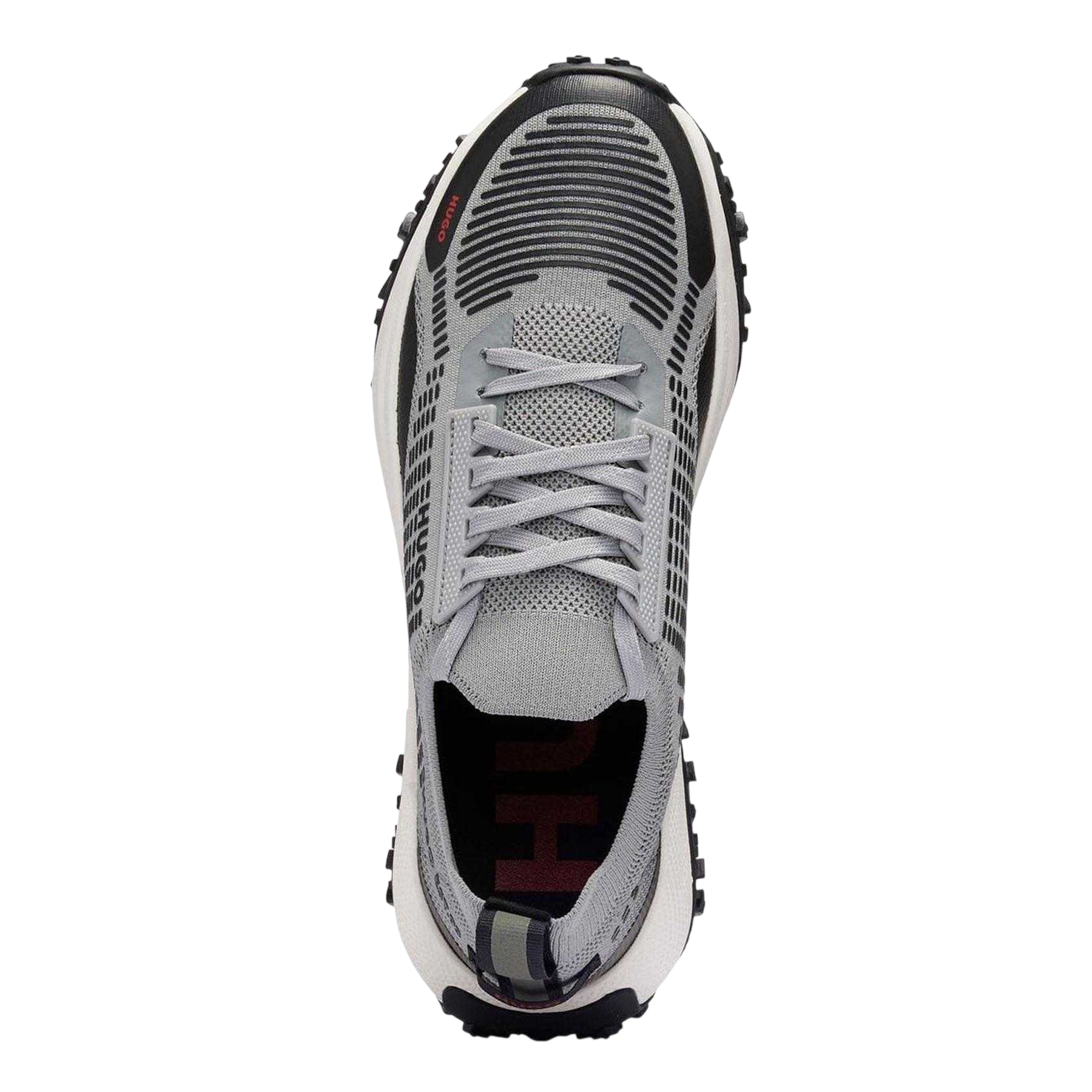 Grey - Side - Hugo Mens Go 1st Trainers