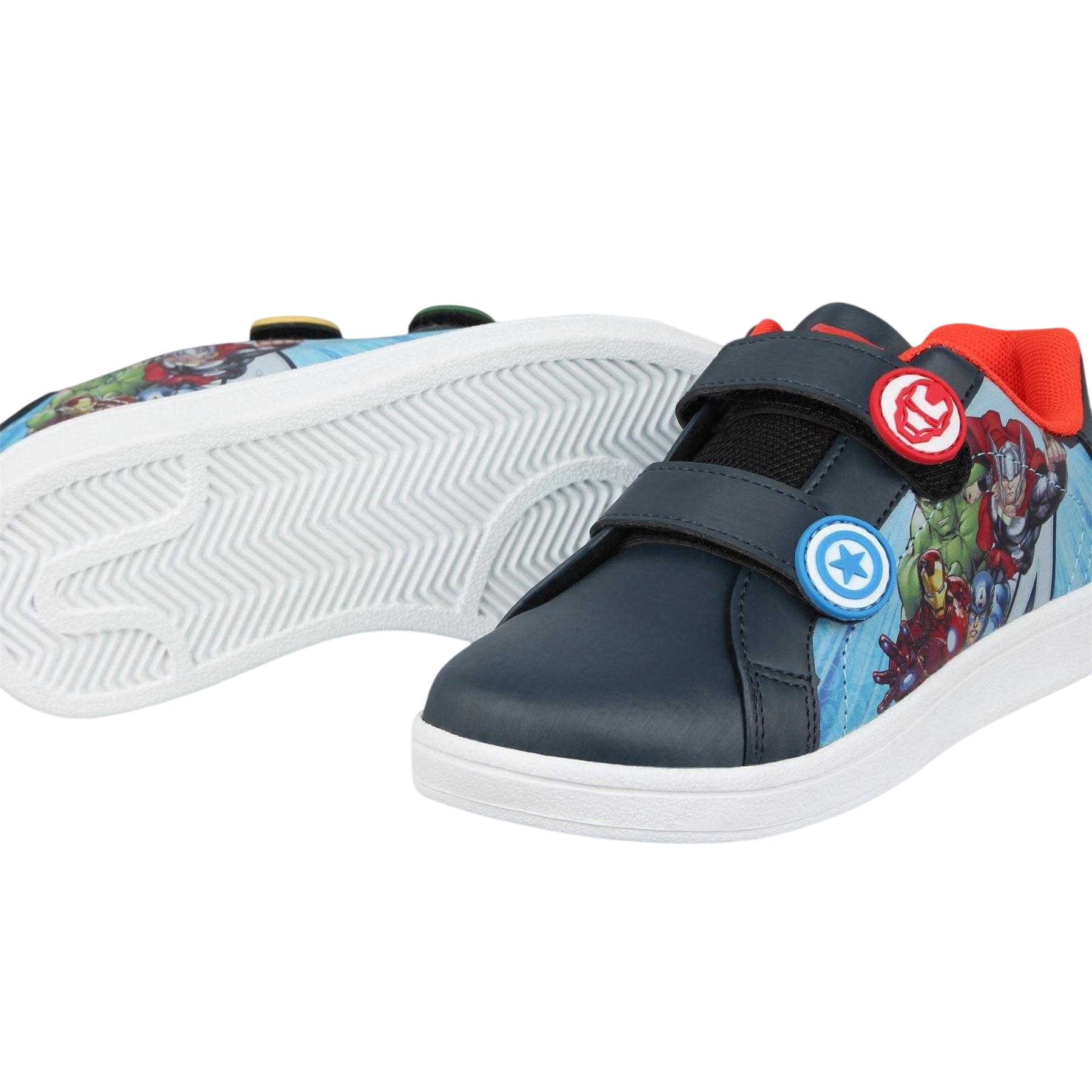 Multicoloured-Blue - Side - Slazenger Childrens-Kids Avengers Trainers