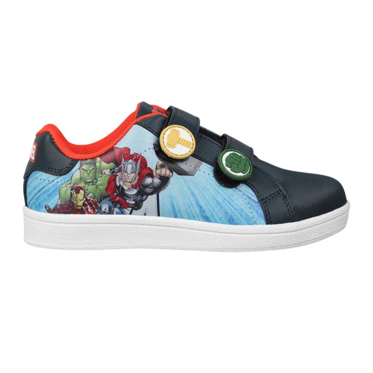 Multicoloured-Blue - Front - Slazenger Childrens-Kids Avengers Trainers