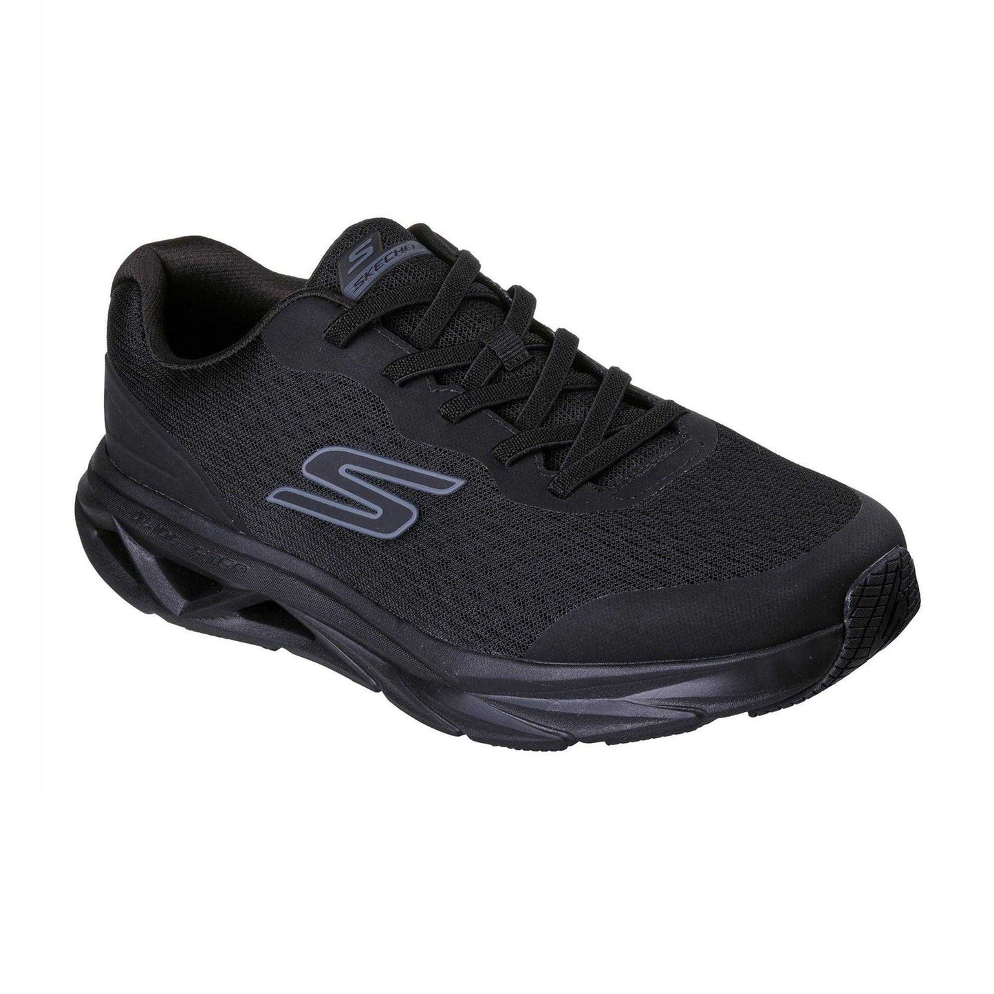 Black - Pack Shot - Skechers Mens Glide-Step Trainers
