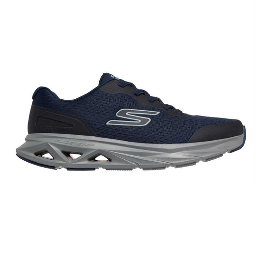 Navy - Front - Skechers Mens Glide-Step Trainers