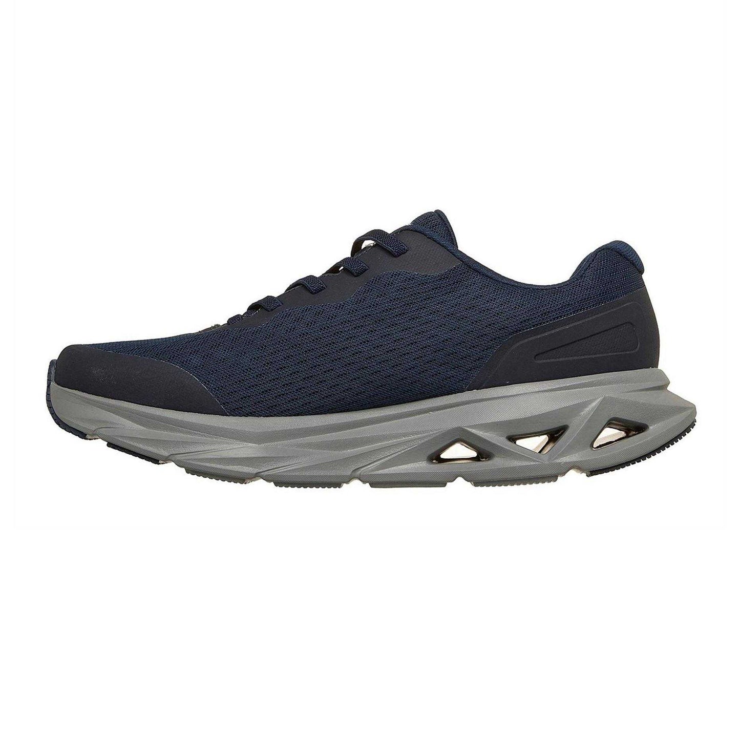 Navy - Back - Skechers Mens Glide-Step Trainers