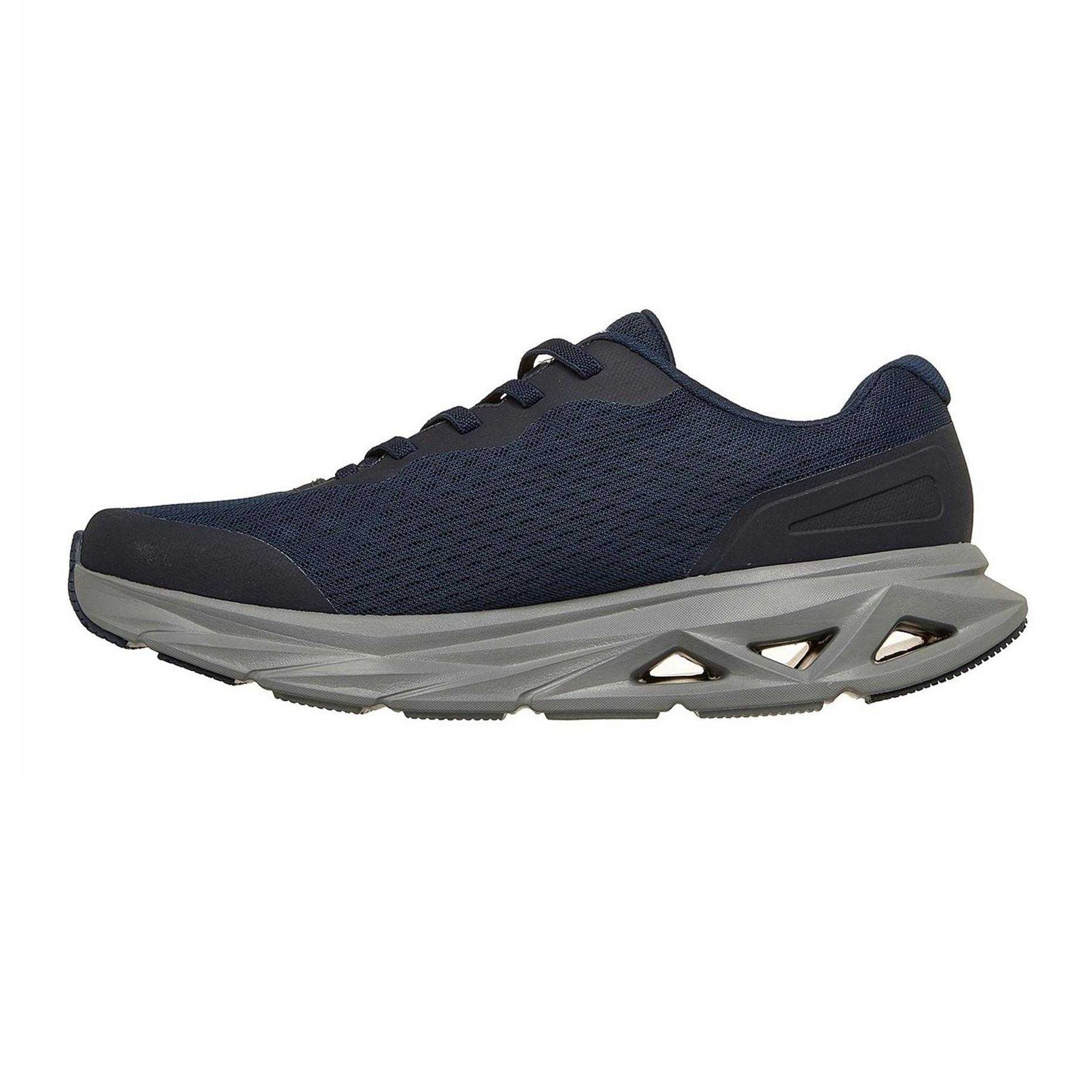 Navy - Back - Skechers Mens Glide-Step Trainers