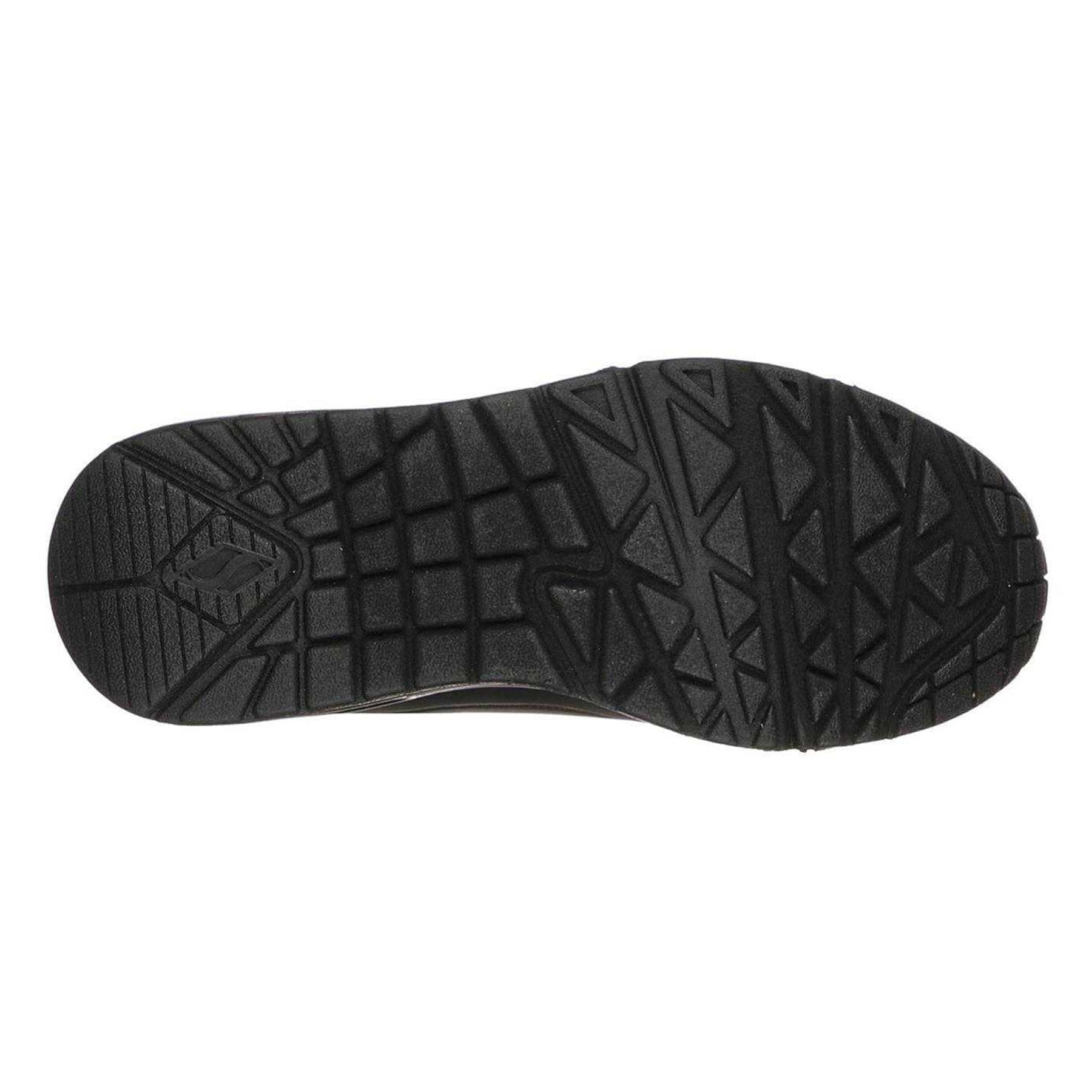 Black - Lifestyle - Skechers Childrens-Kids Uno Stand On Air Platform Trainers
