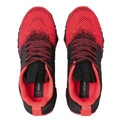 Black-Red - Lifestyle - Donnay Childrens-Kids Knitted Trainers