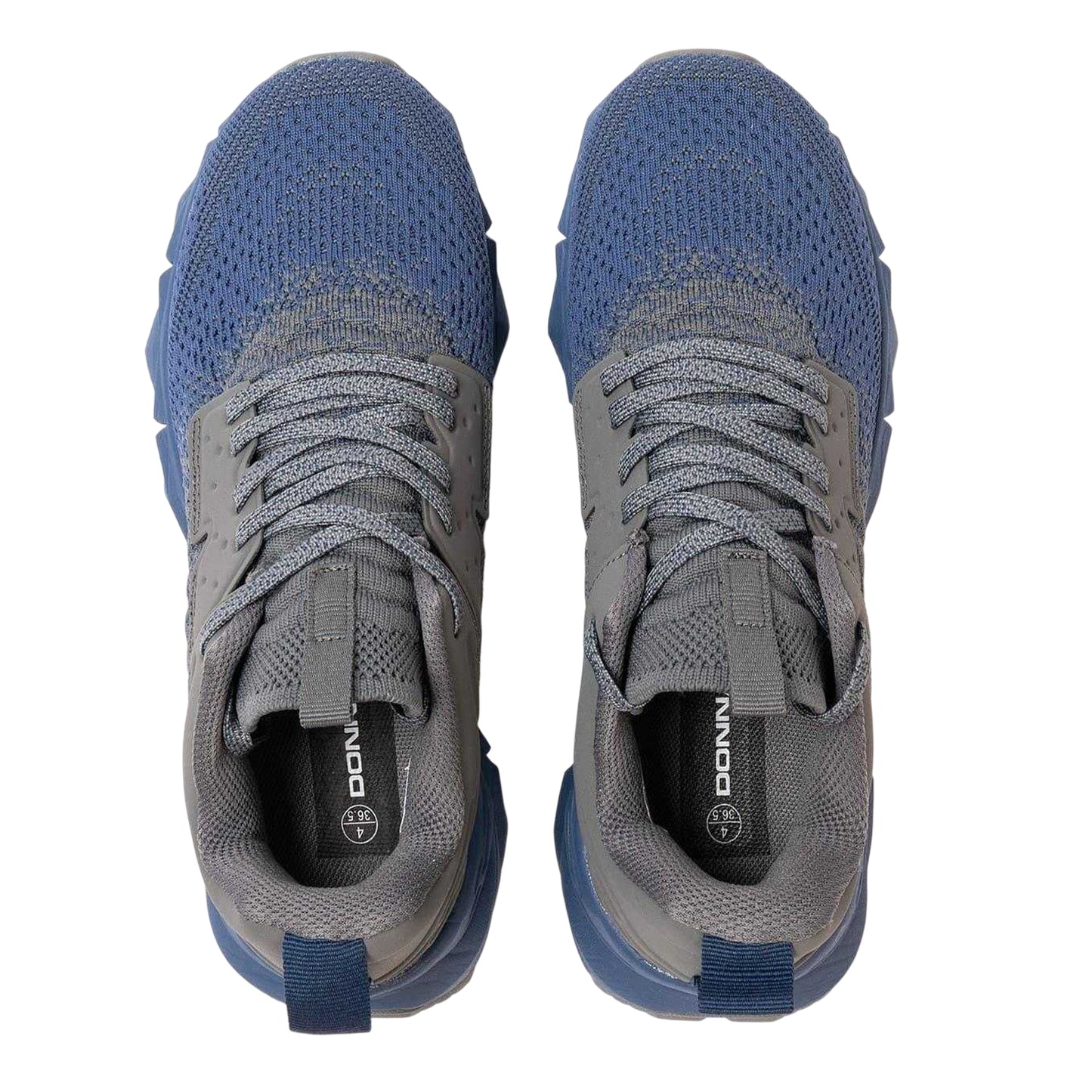 Grey-Blue - Lifestyle - Donnay Childrens-Kids Knitted Trainers