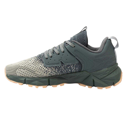 Navy-Grey - Back - Donnay Childrens-Kids Knitted Trainers