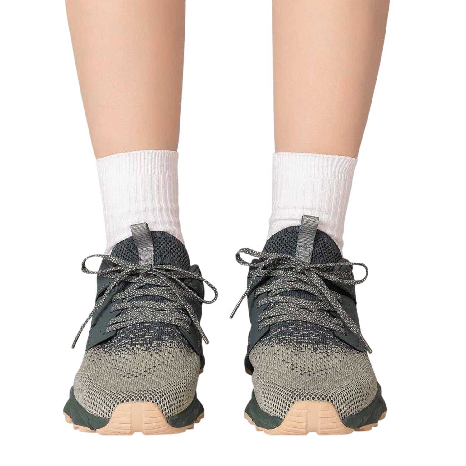 Navy-Grey - Pack Shot - Donnay Childrens-Kids Knitted Trainers