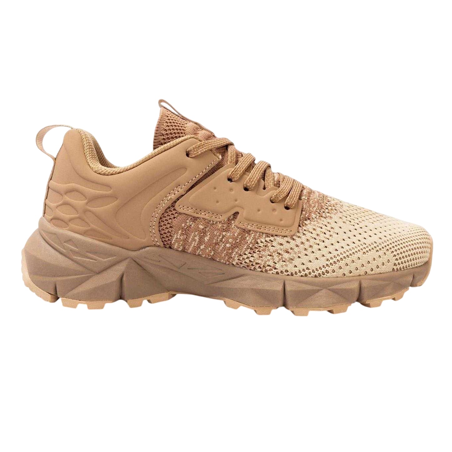 Sand-Beige - Front - Donnay Childrens-Kids Knitted Trainers