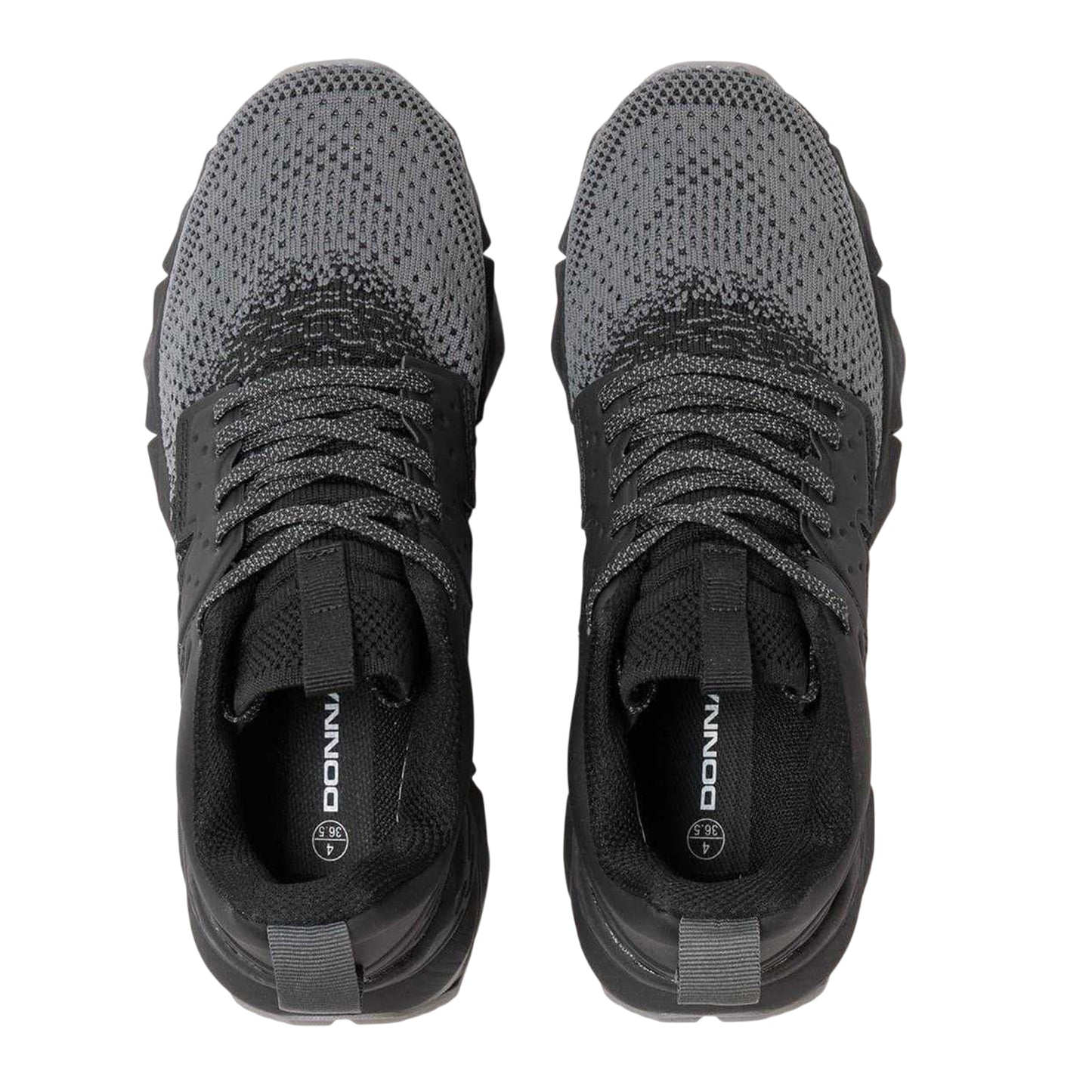 Black-Grey - Lifestyle - Donnay Childrens-Kids Knitted Trainers