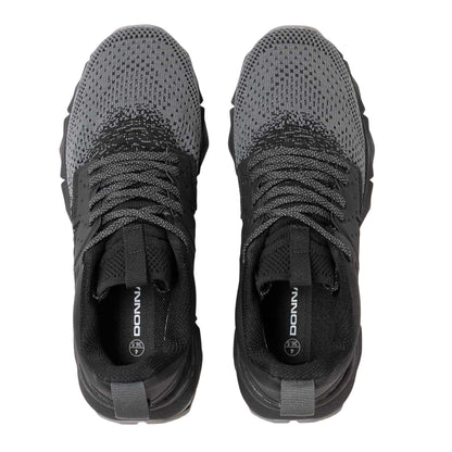 Black-Grey - Lifestyle - Donnay Childrens-Kids Knitted Trainers