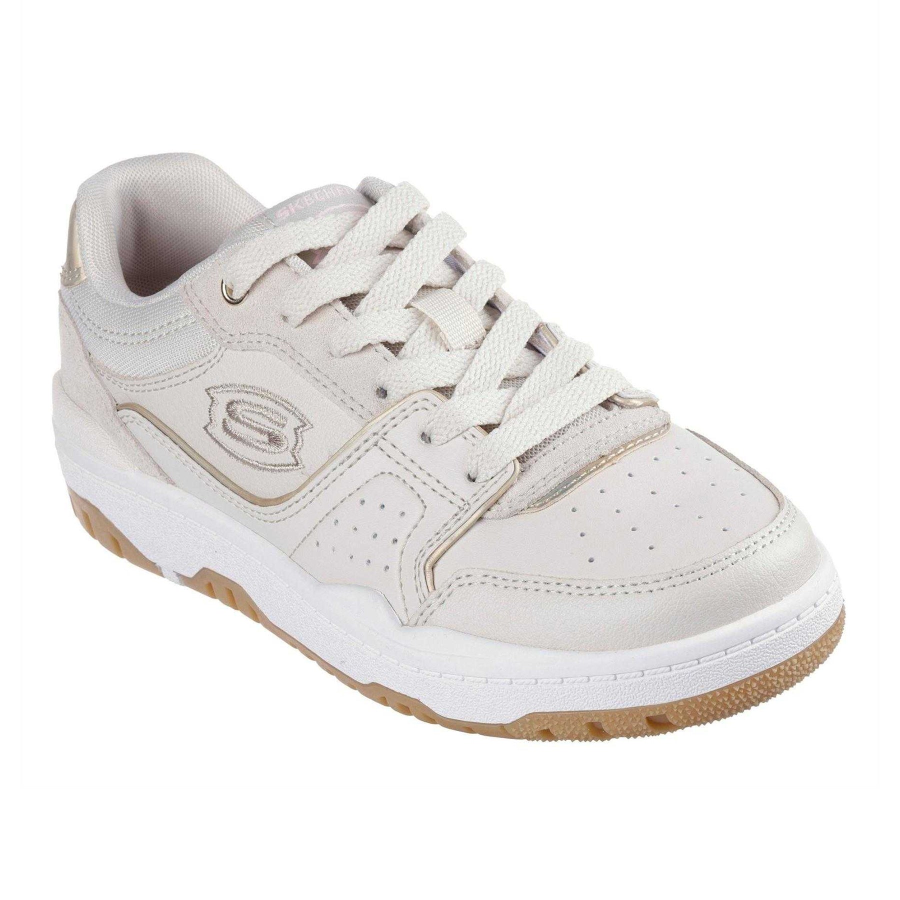 Natural - Pack Shot - Skechers Childrens-Kids SKX-228 Low Cut Trainers