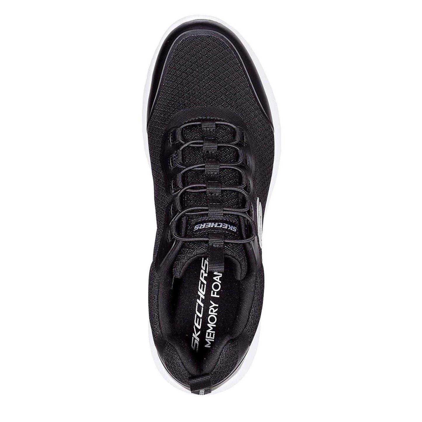Black-White - Side - Skechers Mens Dynamight 2.0 Setner Trainers