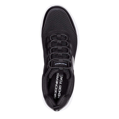 Black-White - Side - Skechers Mens Dynamight 2.0 Setner Trainers