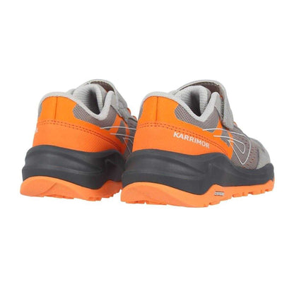 Grey-Orange - Back - Karrimor Boys Tempo Trail Trainers