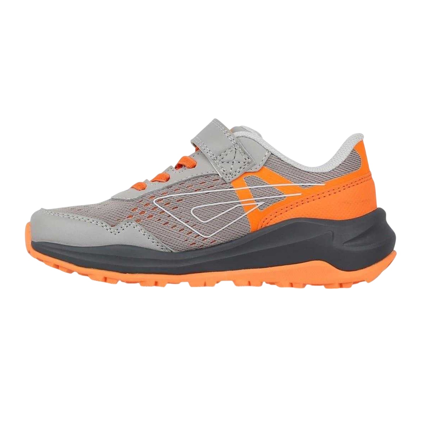Grey-Orange - Side - Karrimor Boys Tempo Trail Trainers