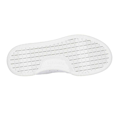 White - Lifestyle - Skechers Childrens-Kids Q Street Leather Trainers