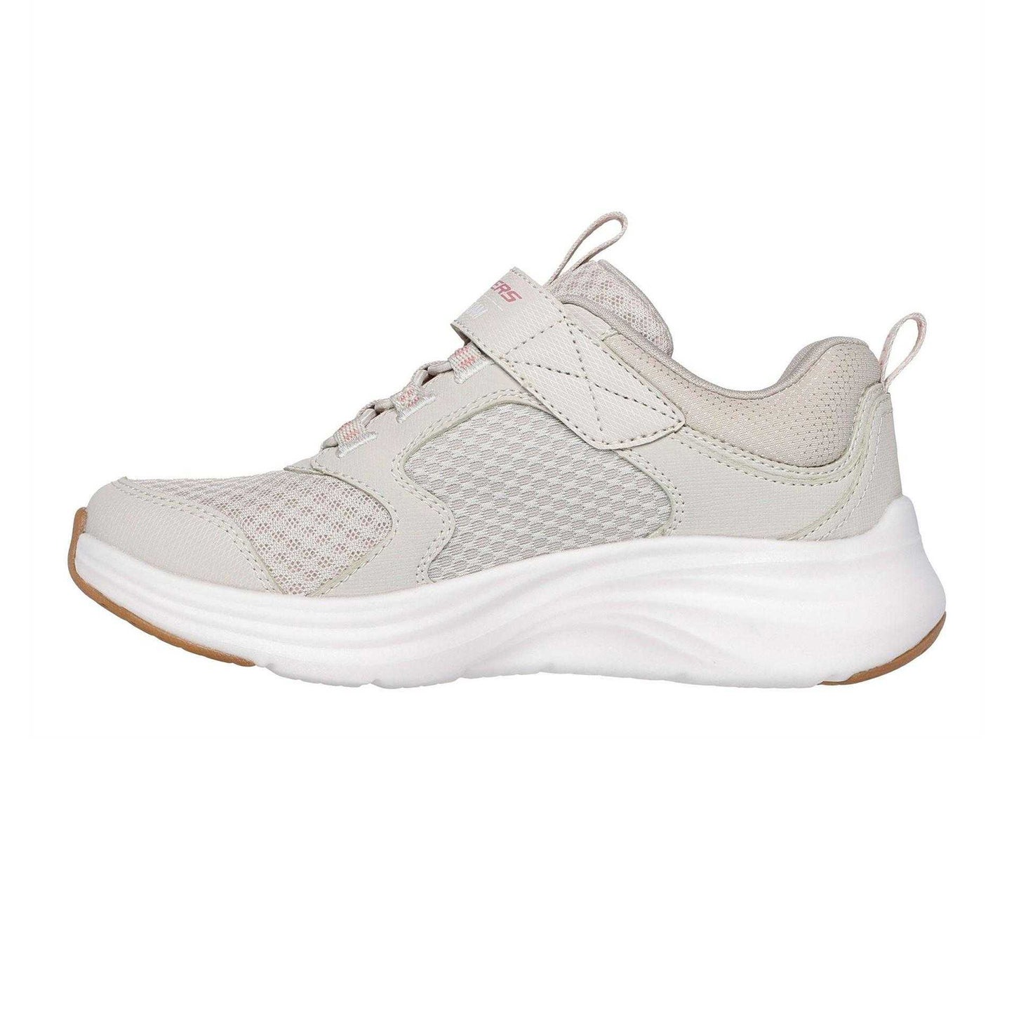 Natural - Back - Skechers Childrens-Kids Vapor Foam Trainers