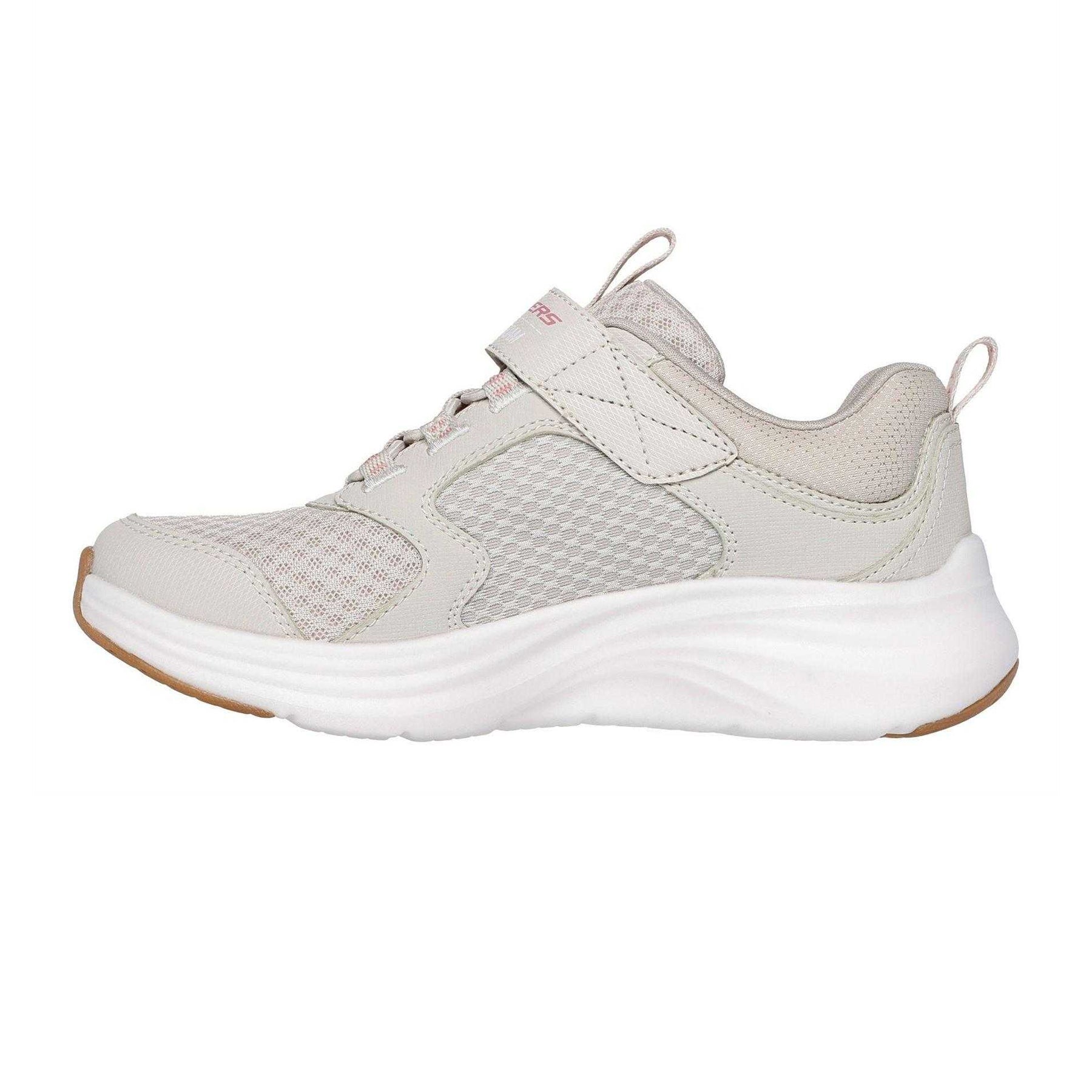 Natural - Back - Skechers Childrens-Kids Vapor Foam Trainers