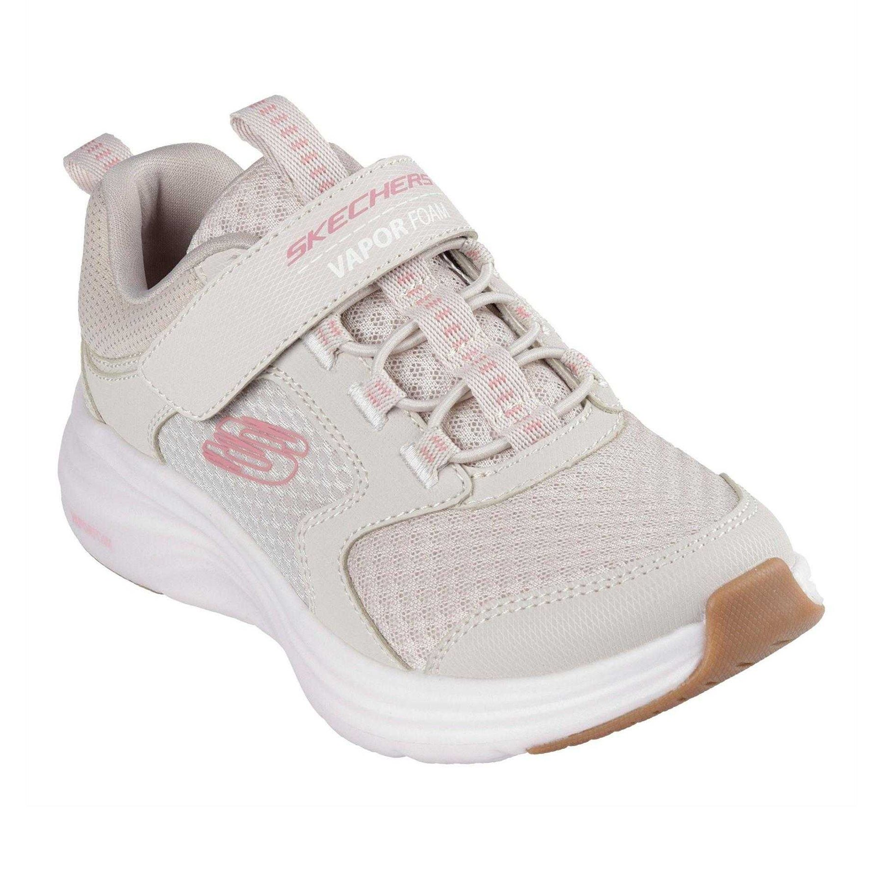 Natural - Pack Shot - Skechers Childrens-Kids Vapor Foam Trainers